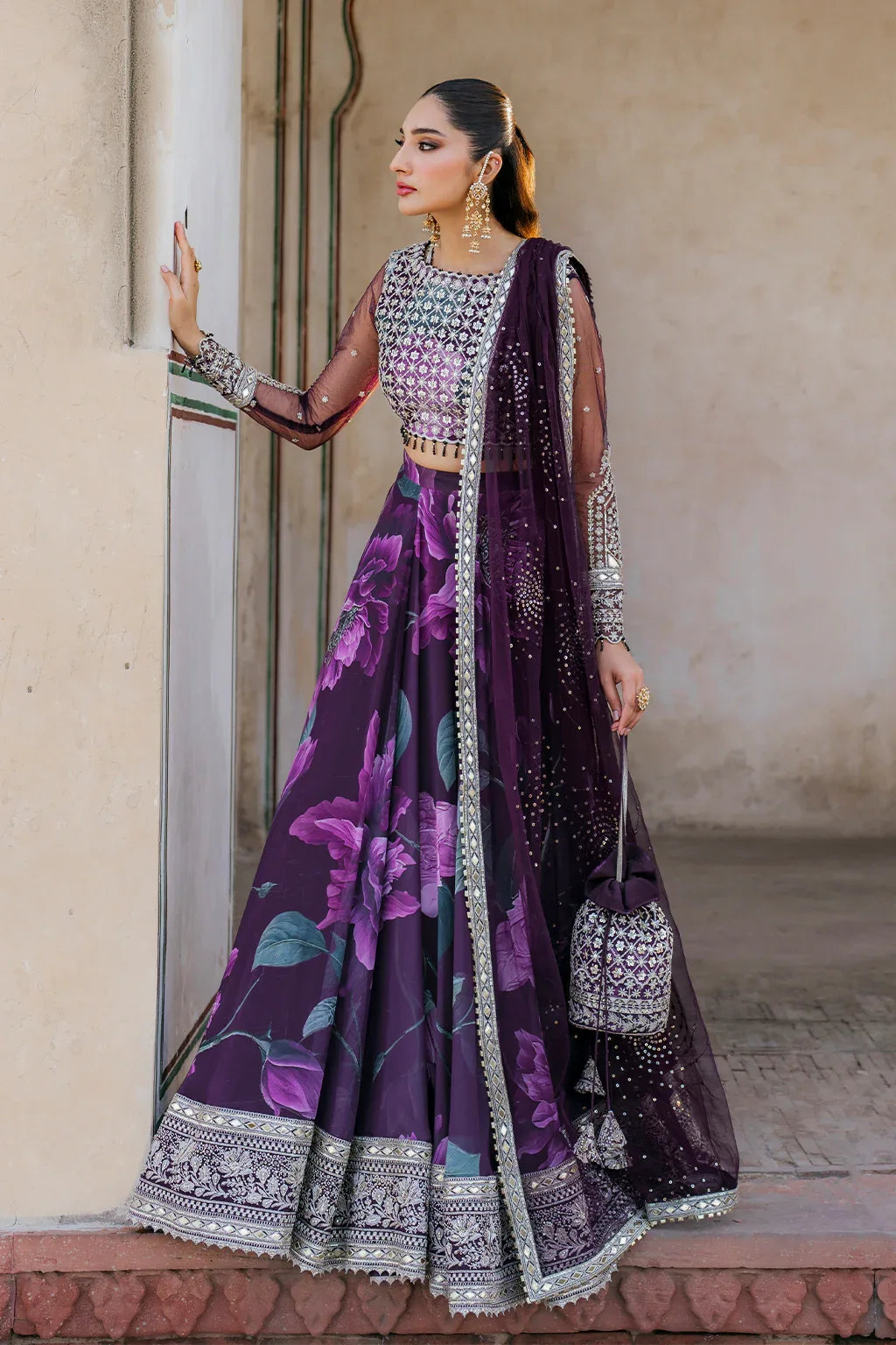 Iznik | Formal Wear | UE-322 - Aqsa Fabrics