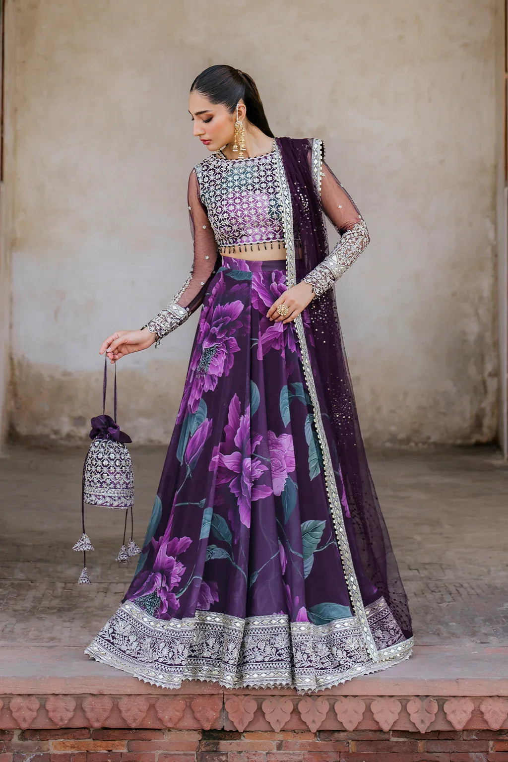 Iznik | Formal Wear | UE-322 - Aqsa Fabrics
