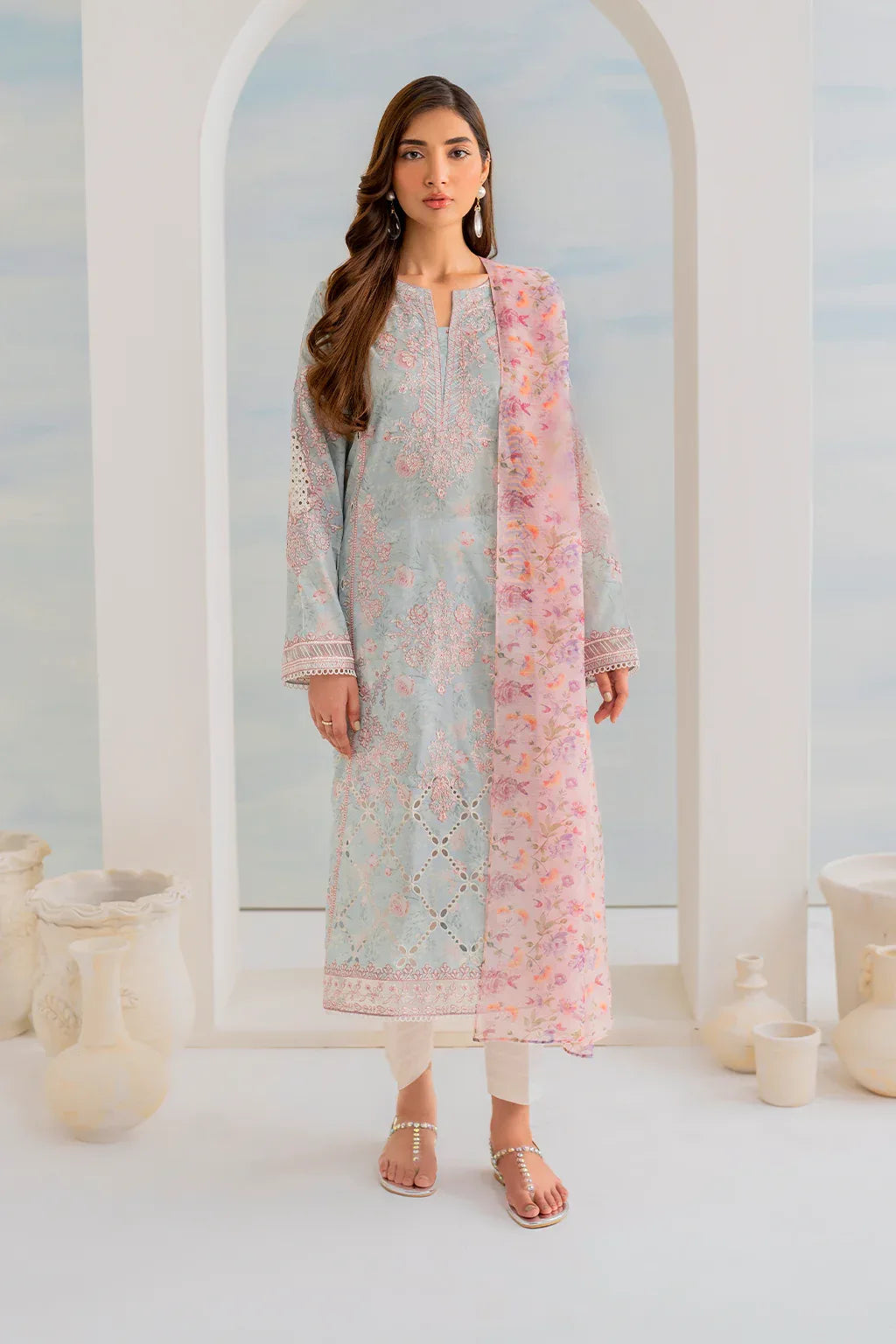 Iznik | Guzel lawn 24 | IGL-01 - Aqsa Fabrics