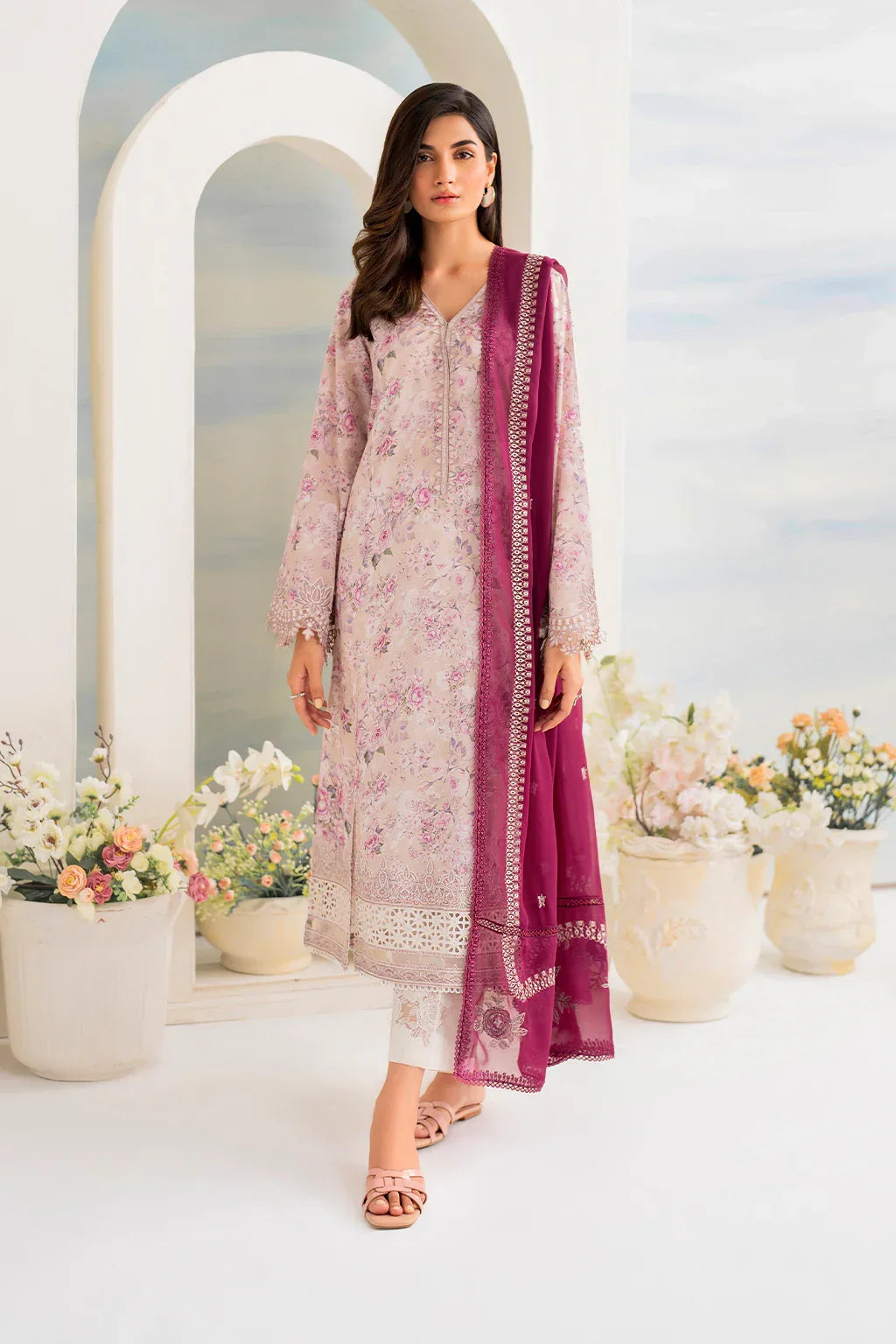 Iznik | Guzel lawn 24 | IGL-08 - Aqsa Fabrics