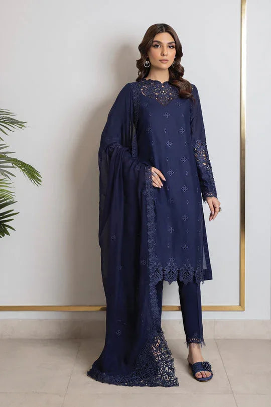 Iznik | Lawnkari 24 | UE-146 NEATSCAPE - Aqsa Fabrics