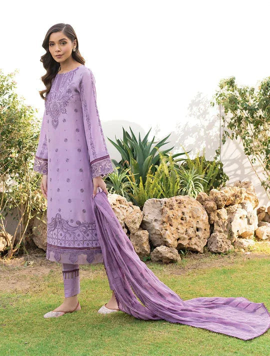 Iznik | Lawnkari 24 | UE-148 SOFT SWARD - Aqsa Fabrics