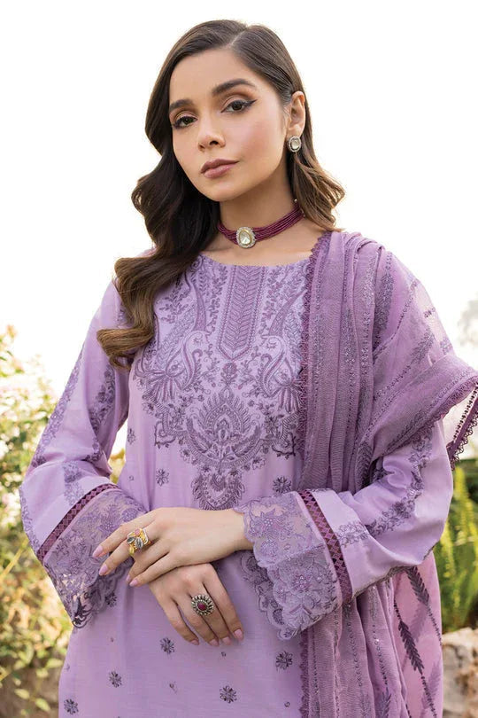 Iznik | Lawnkari 24 | UE-148 SOFT SWARD - Aqsa Fabrics