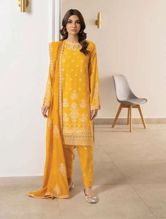 Iznik | Lawnkari 24 | UE-149 URBANE BREEZE - Aqsa Fabrics