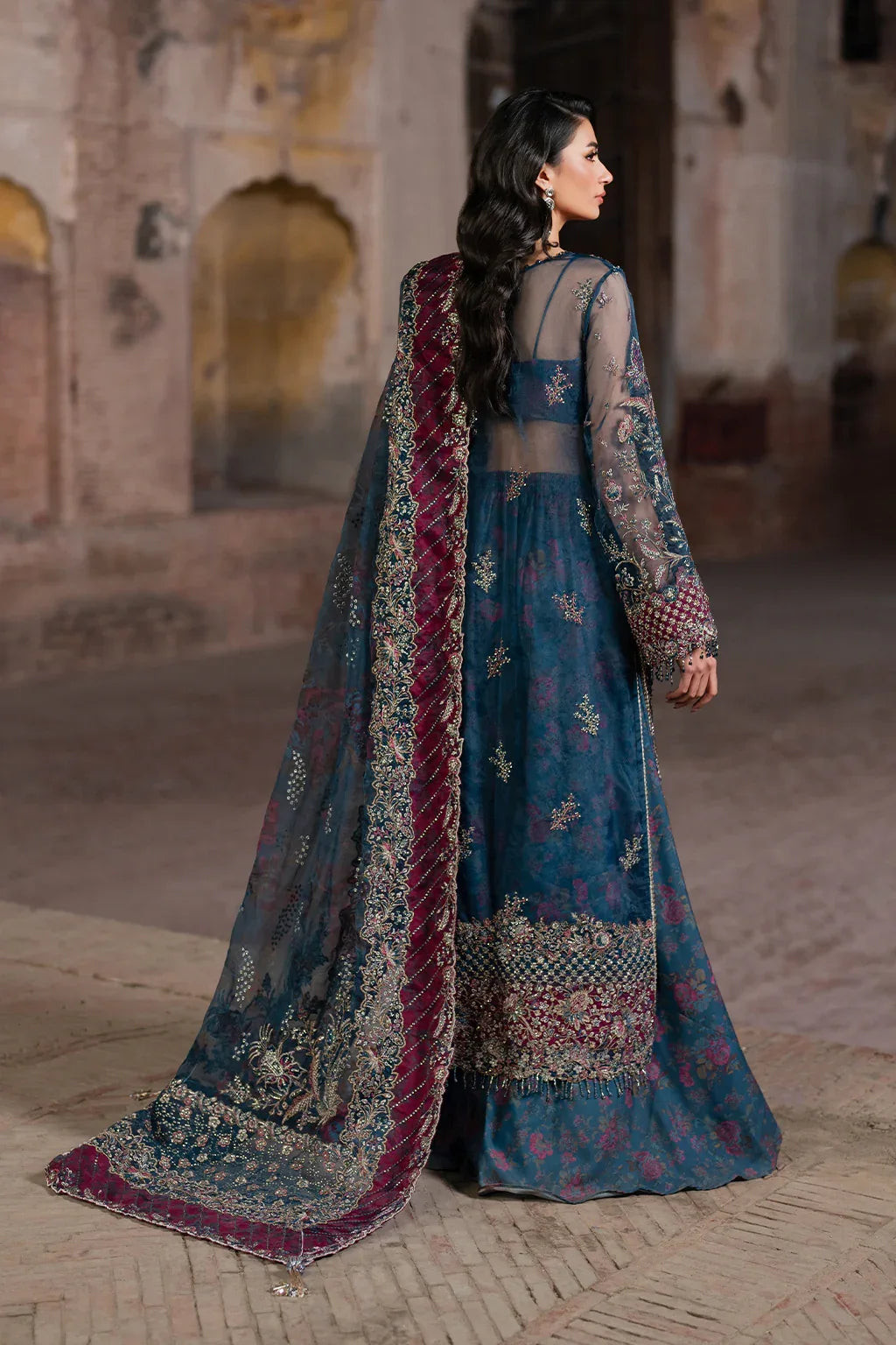 Iznik | Luxury Chiffon | ILC-03 - Aqsa Fabrics