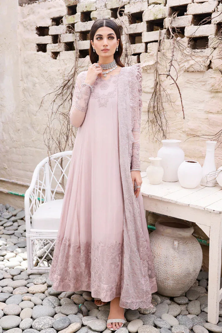 Iznik | Ready to Wear | IP-216 EMBROIDERED CHIFFON - Aqsa Fabrics