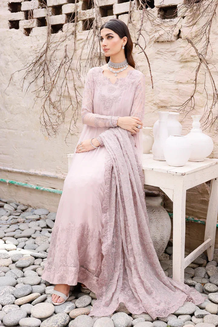 Iznik | Ready to Wear | IP-216 EMBROIDERED CHIFFON - Aqsa Fabrics