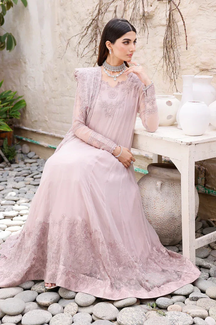 Iznik | Ready to Wear | IP-216 EMBROIDERED CHIFFON - Aqsa Fabrics