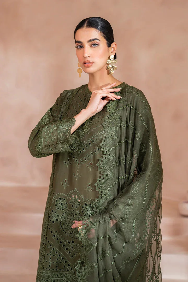 Iznik | Ready to Wear | IP-222 EMBROIDERED LAWN - Aqsa Fabrics