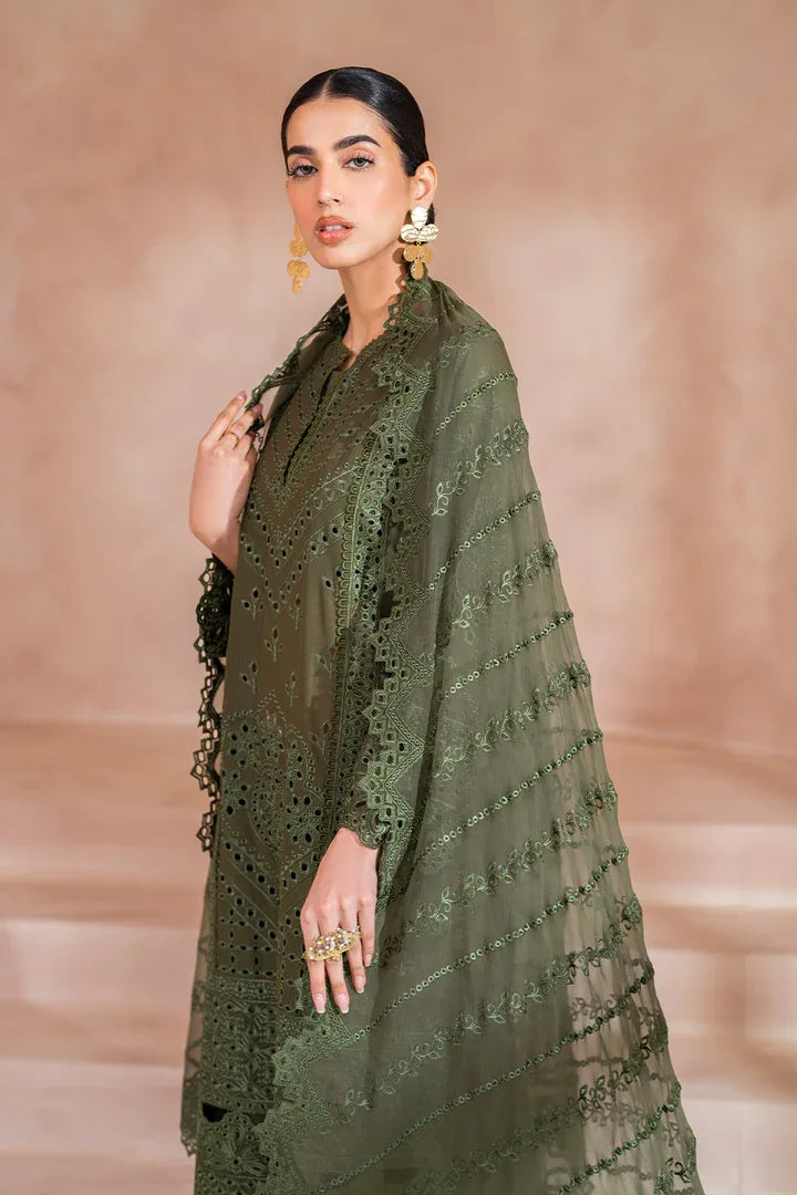 Iznik | Ready to Wear | IP-222 EMBROIDERED LAWN - Aqsa Fabrics