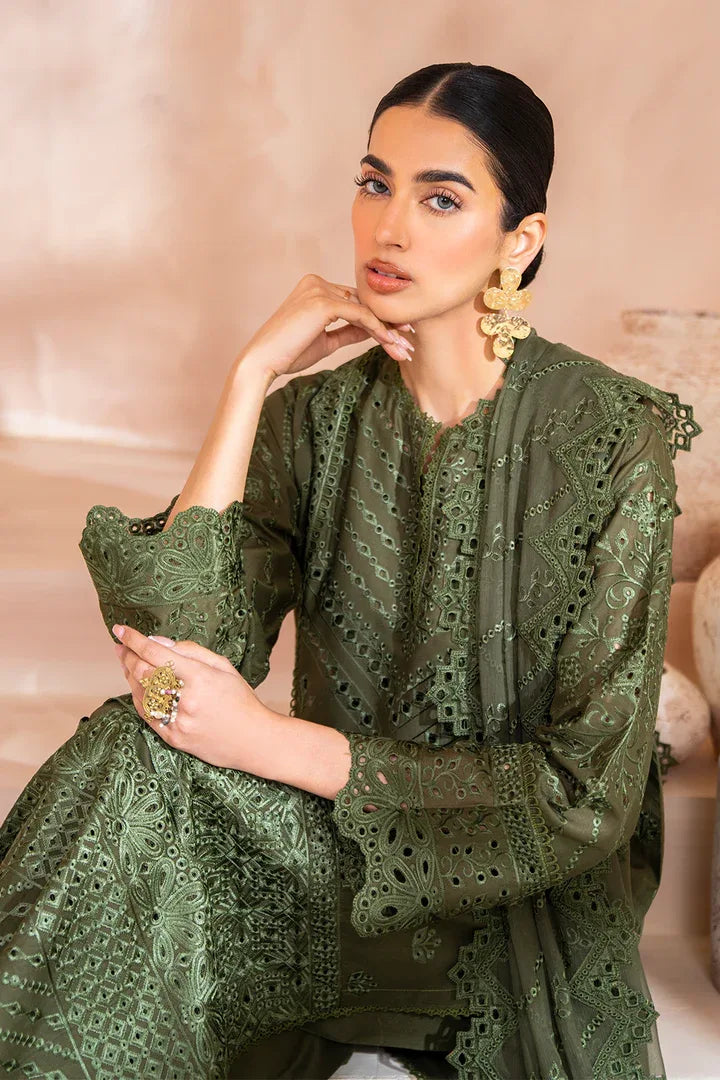 Iznik | Ready to Wear | IP-222 EMBROIDERED LAWN - Aqsa Fabrics