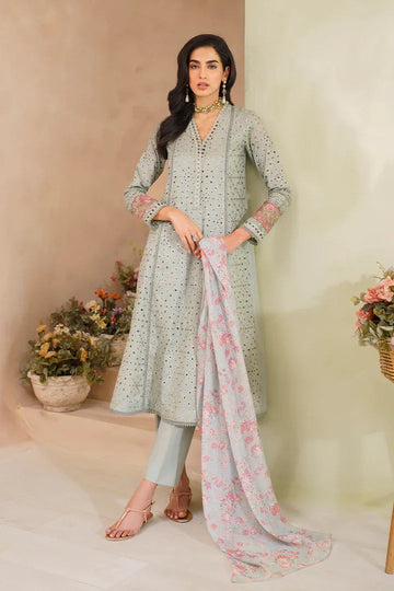 Iznik | Ready to Wear | IP-224 EMBROIDERED LAWN - Aqsa Fabrics