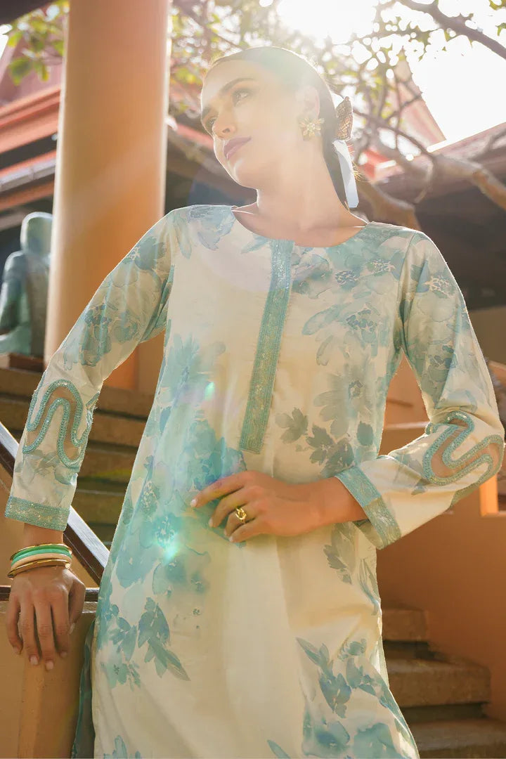 Iznik | Ready to Wear | IP-227 PRINTED LAWN - Aqsa Fabrics