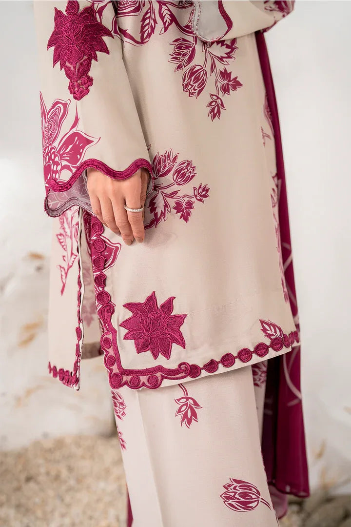 Iznik | Ready to Wear | IP-236 PRINTED GEORGETTE - Aqsa Fabrics