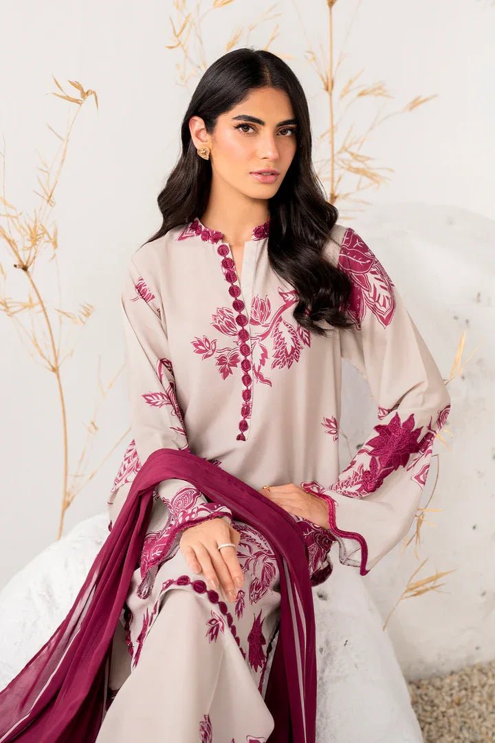 Iznik | Ready to Wear | IP-236 PRINTED GEORGETTE - Aqsa Fabrics