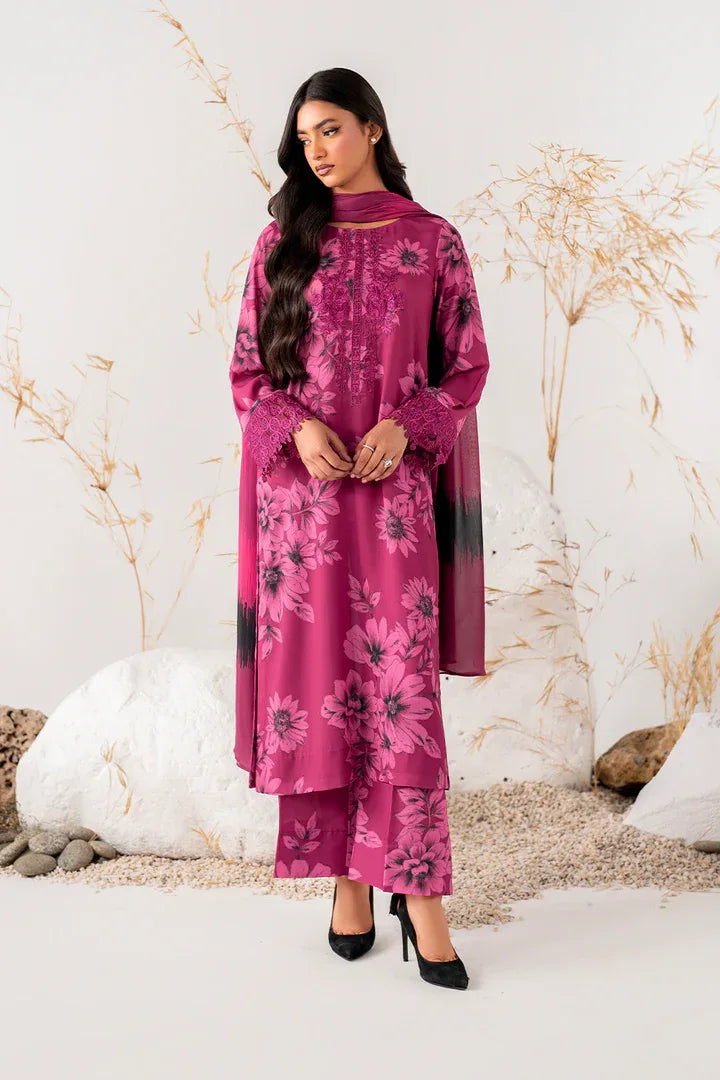Iznik | Ready to Wear | IP-237 PRINTED GEORGETTE - Aqsa Fabrics