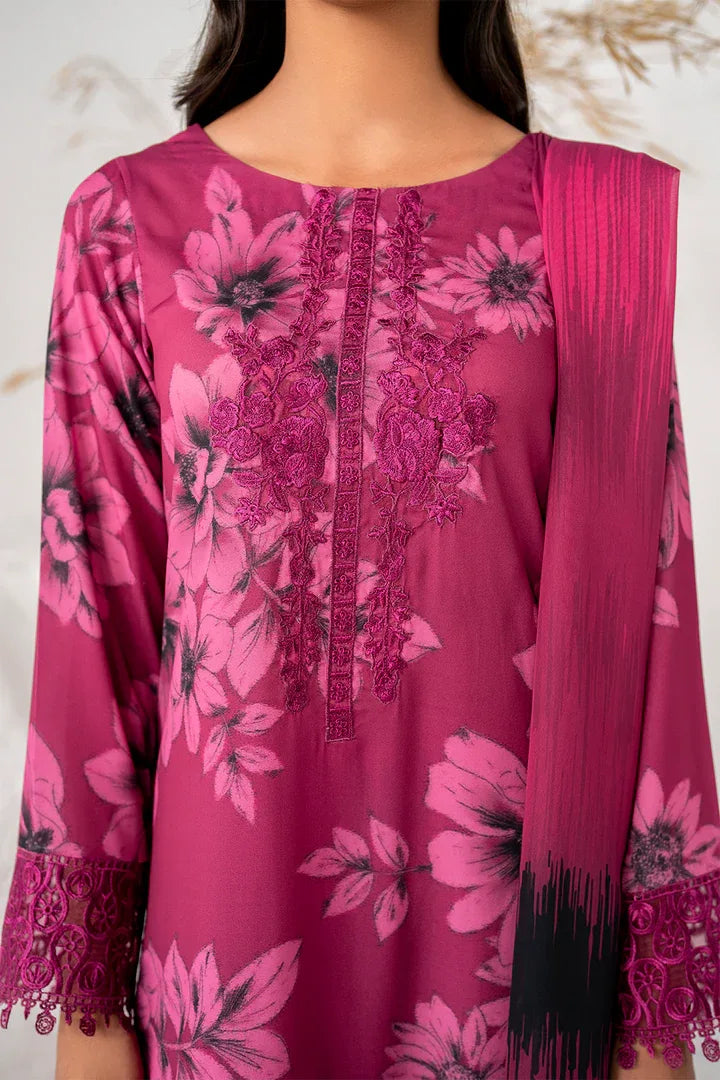 Iznik | Ready to Wear | IP-237 PRINTED GEORGETTE - Aqsa Fabrics