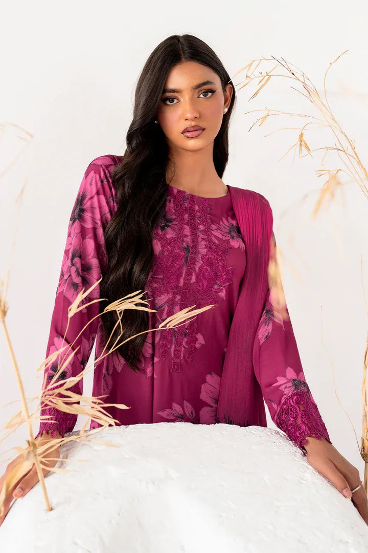 Iznik | Ready to Wear | IP-237 PRINTED GEORGETTE - Aqsa Fabrics