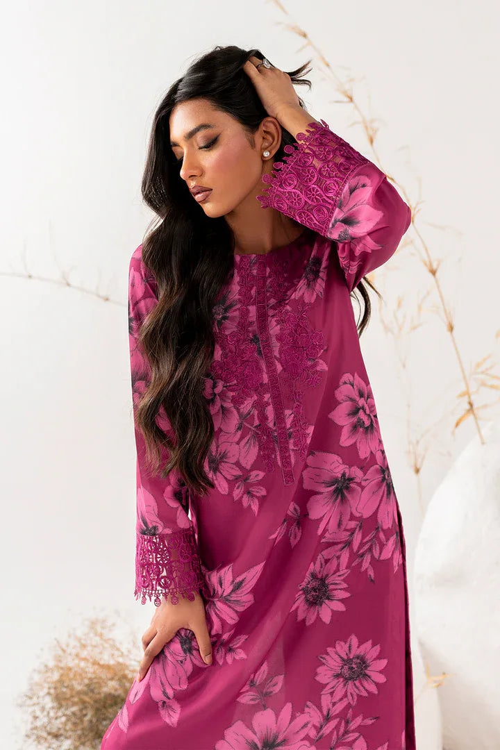 Iznik | Ready to Wear | IP-237 PRINTED GEORGETTE - Aqsa Fabrics