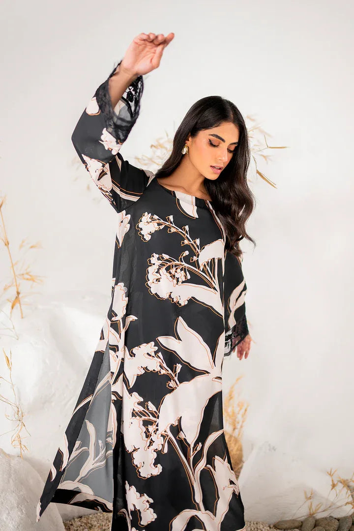 Iznik | Ready to Wear | IP-238 PRINTED GEORGETTE - Aqsa Fabrics
