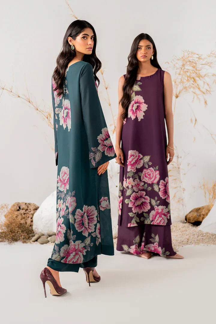 Iznik | Ready to Wear | IP-240 PRINTED GEORGETTE - Aqsa Fabrics