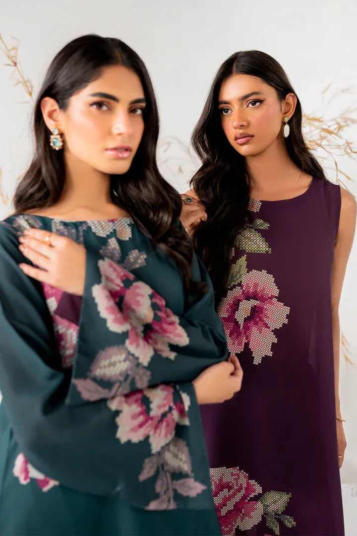 Iznik | Ready to Wear | IP-240 PRINTED GEORGETTE - Aqsa Fabrics