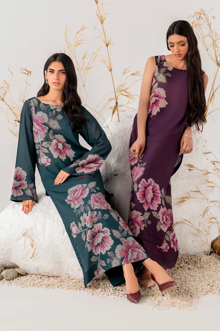 Iznik | Ready to Wear | IP-240 PRINTED GEORGETTE - Aqsa Fabrics