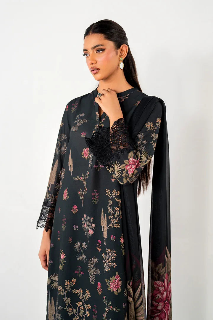 Iznik | Ready to Wear | IP-245 PRINTED GEORGETTE - Aqsa Fabrics