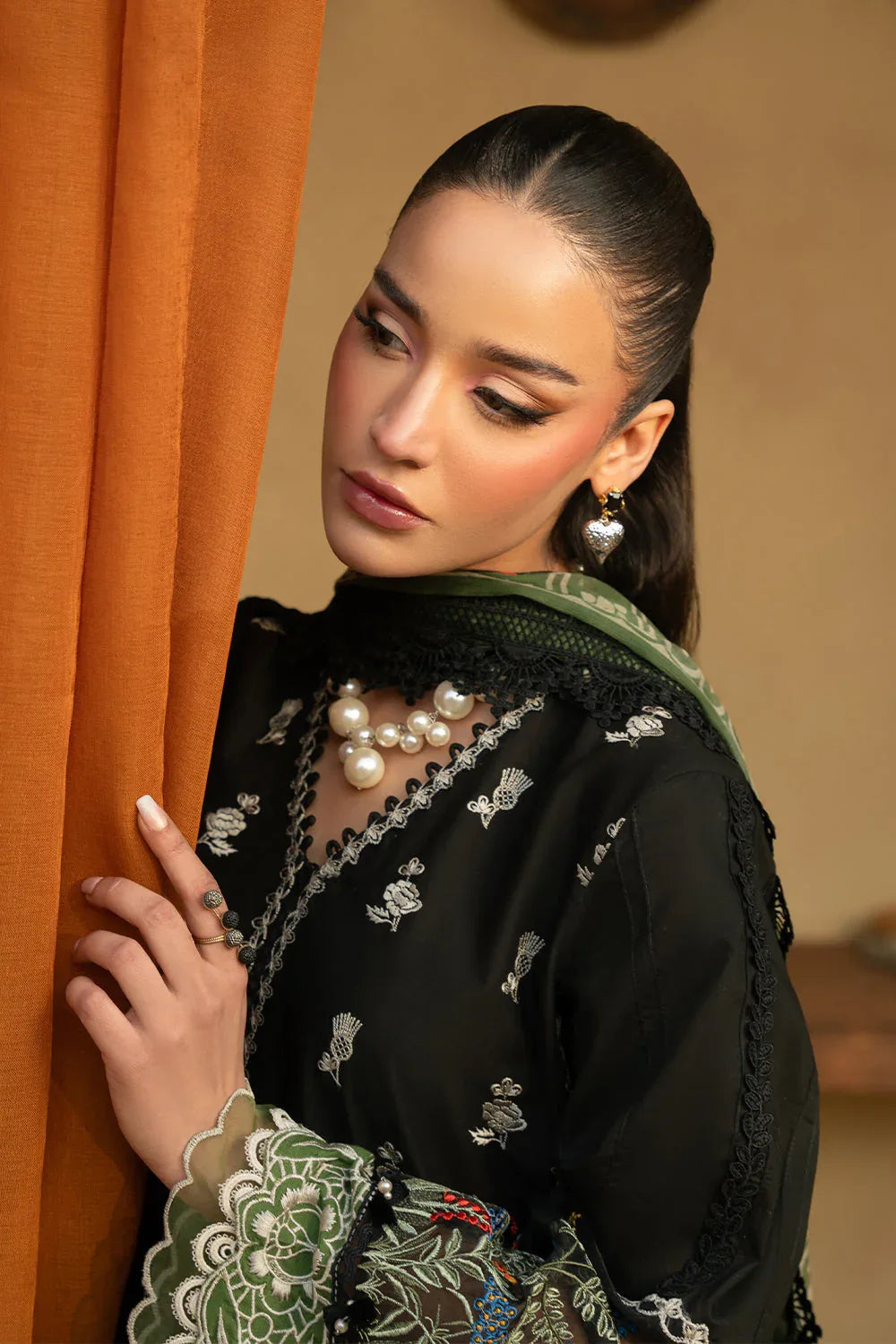 Saira Rizwan | Luxury Lawn 25 | MARY-SRL25-07 - Aqsa Fabrics