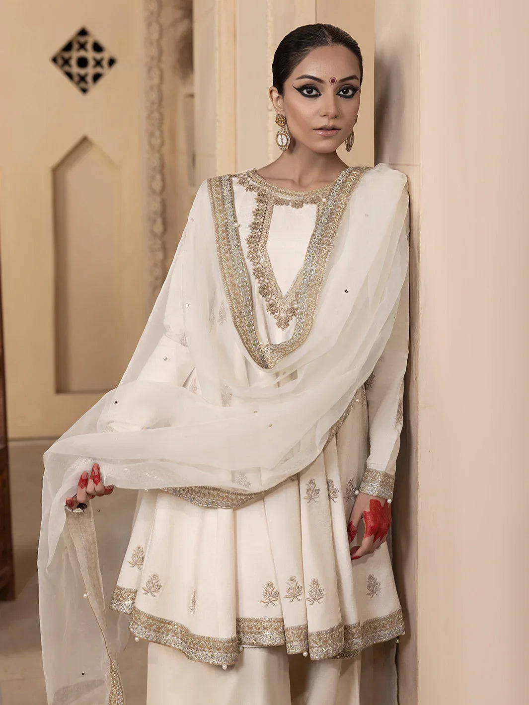 Hem Stitch | Raw Silk Edit 25 | Jahanara - Aqsa Fabrics