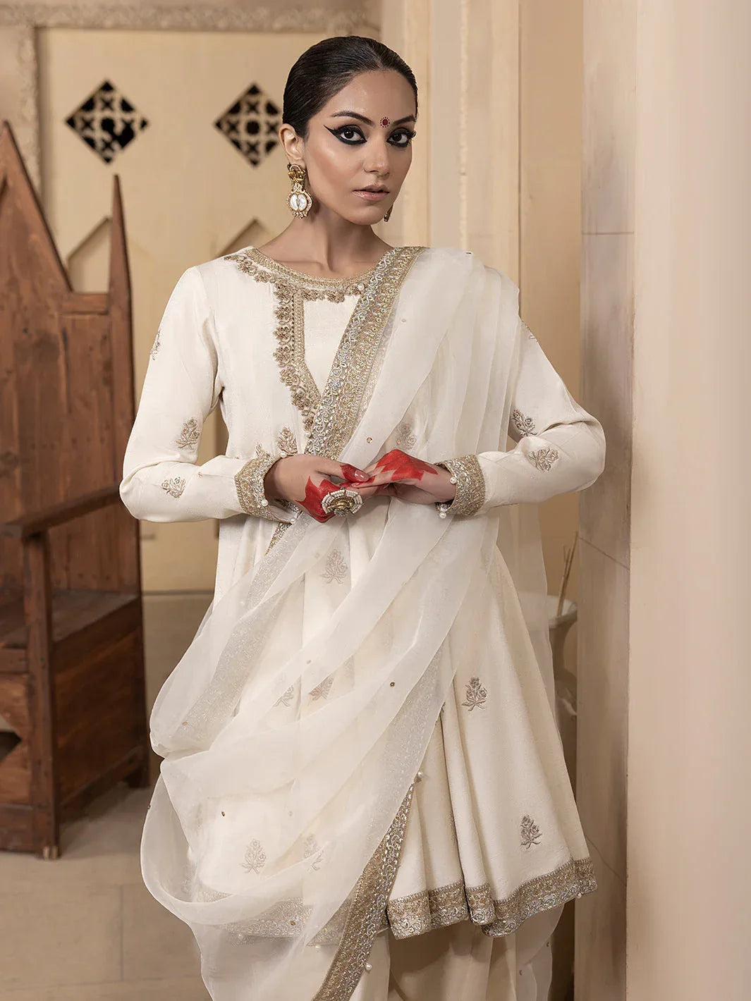 Hem Stitch | Raw Silk Edit 25 | Jahanara - Aqsa Fabrics