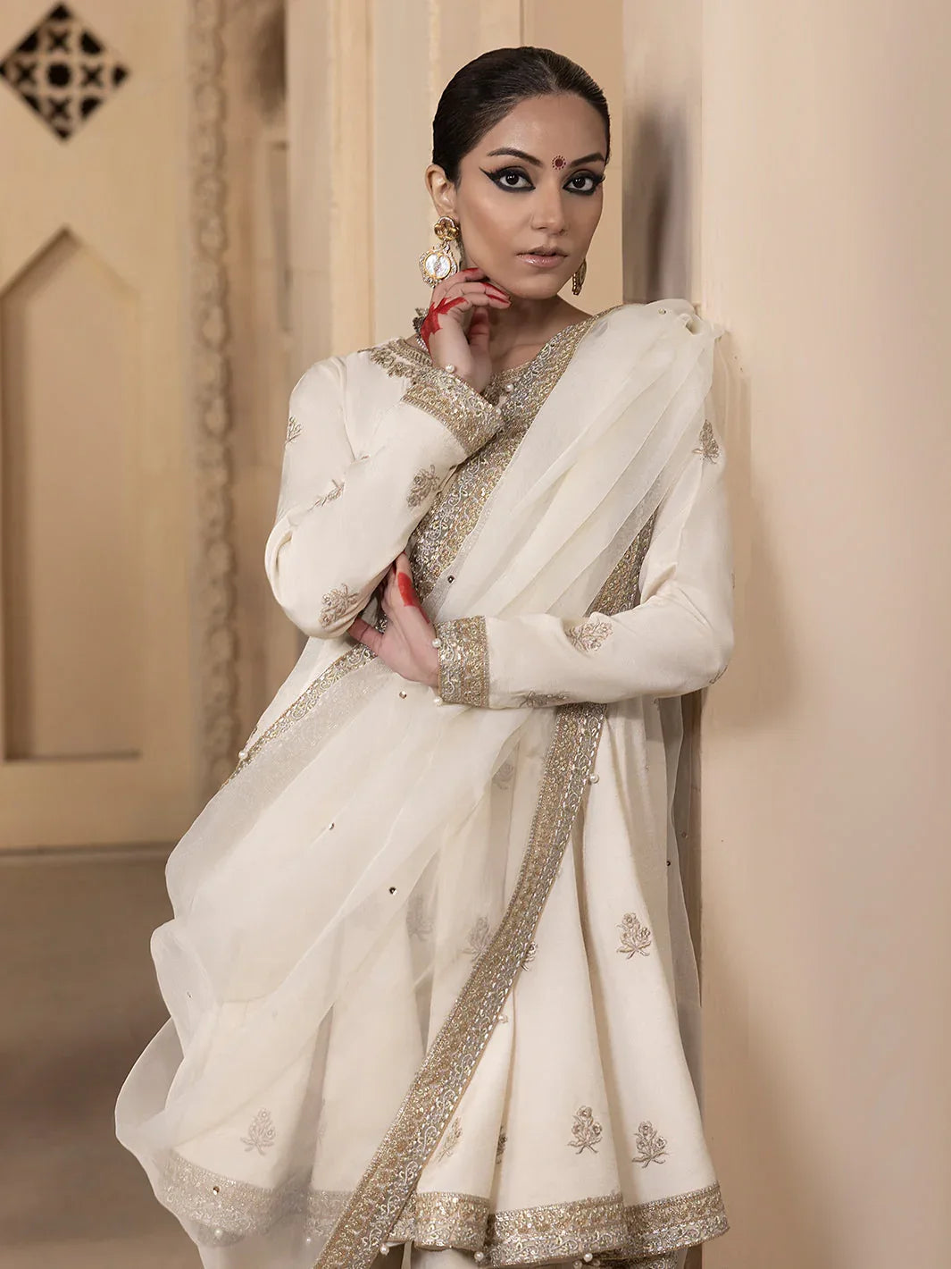 Hem Stitch | Raw Silk Edit 25 | Jahanara - Aqsa Fabrics