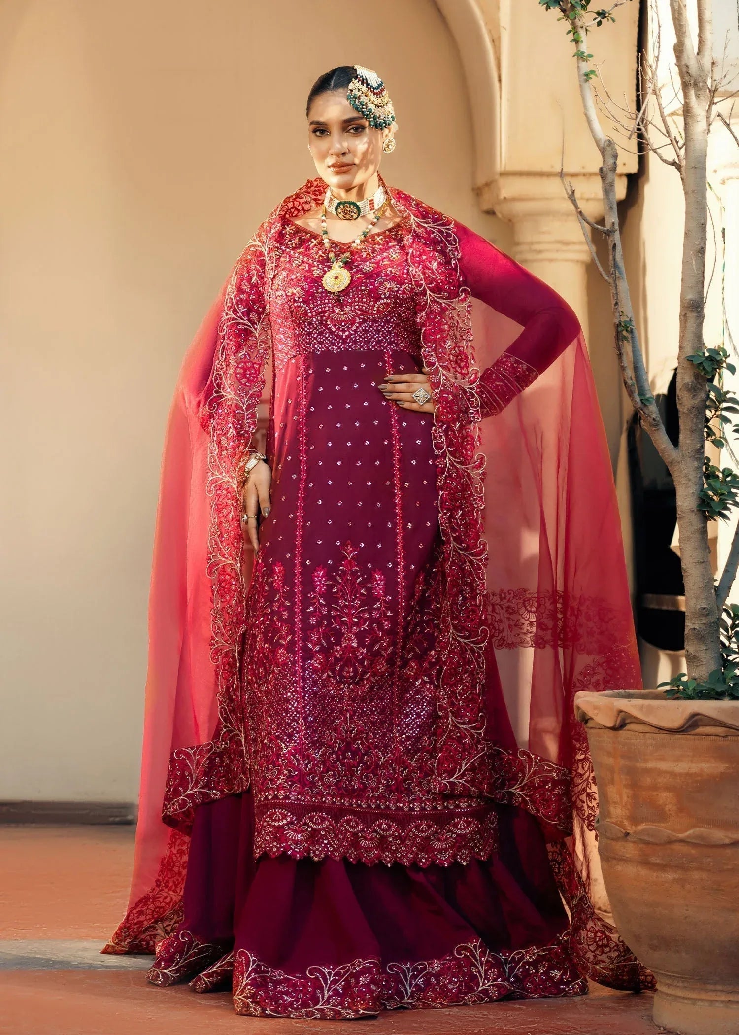 Jamnii | Noor e Nazakat | Ishaq-e- laal - Aqsa Fabrics
