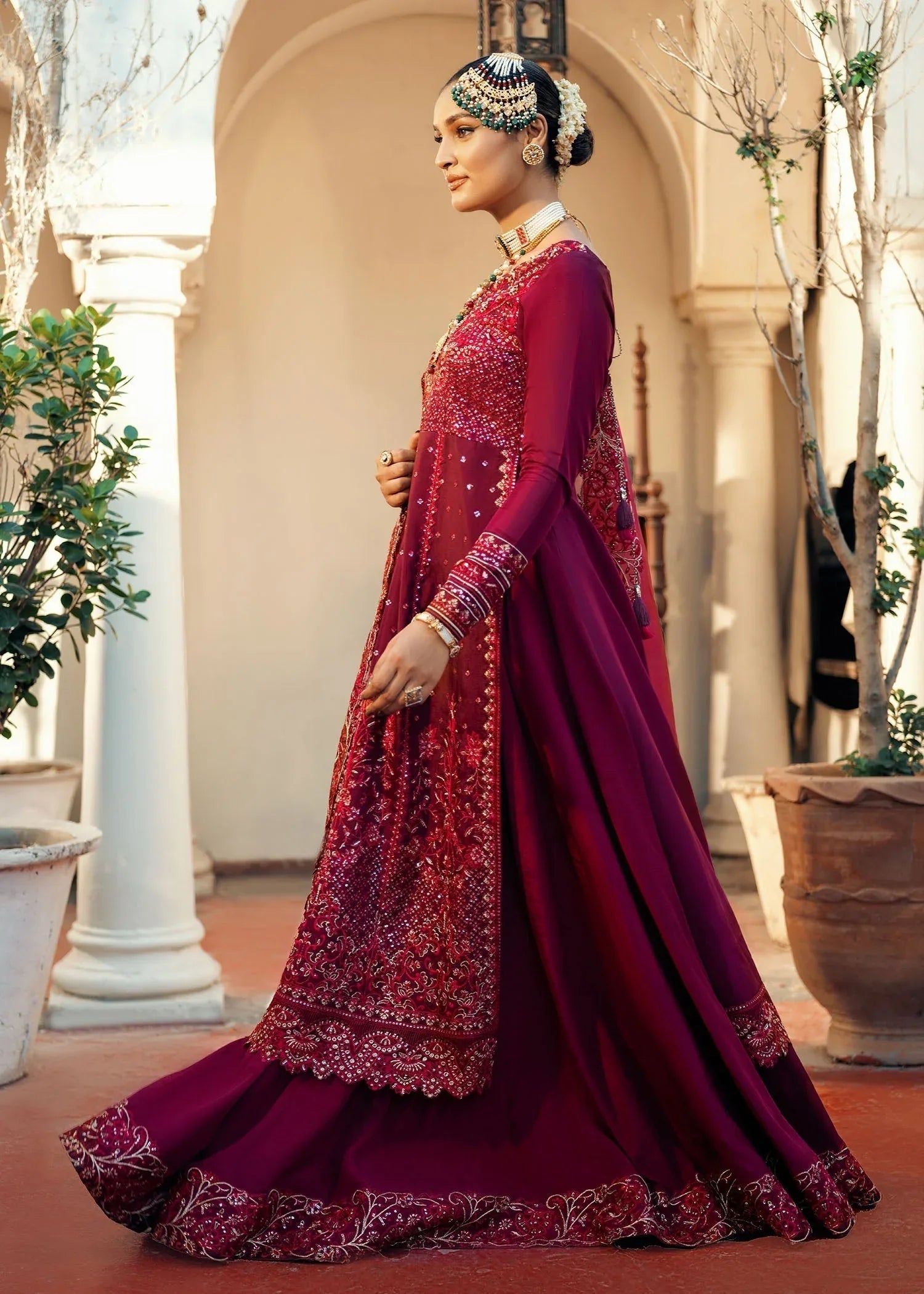Jamnii | Noor e Nazakat | Ishaq-e- laal - Aqsa Fabrics