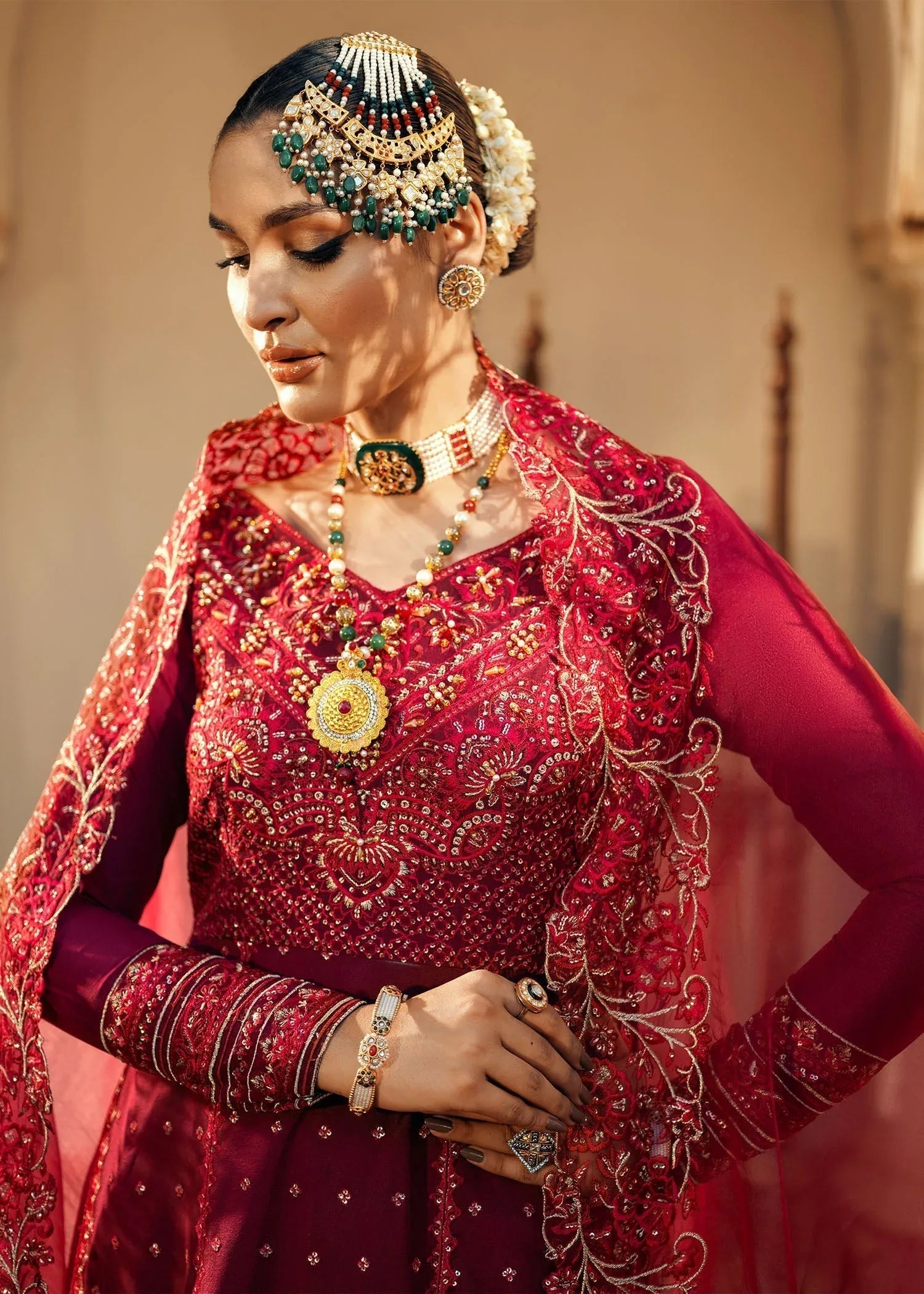 Jamnii | Noor e Nazakat | Ishaq-e- laal - Aqsa Fabrics