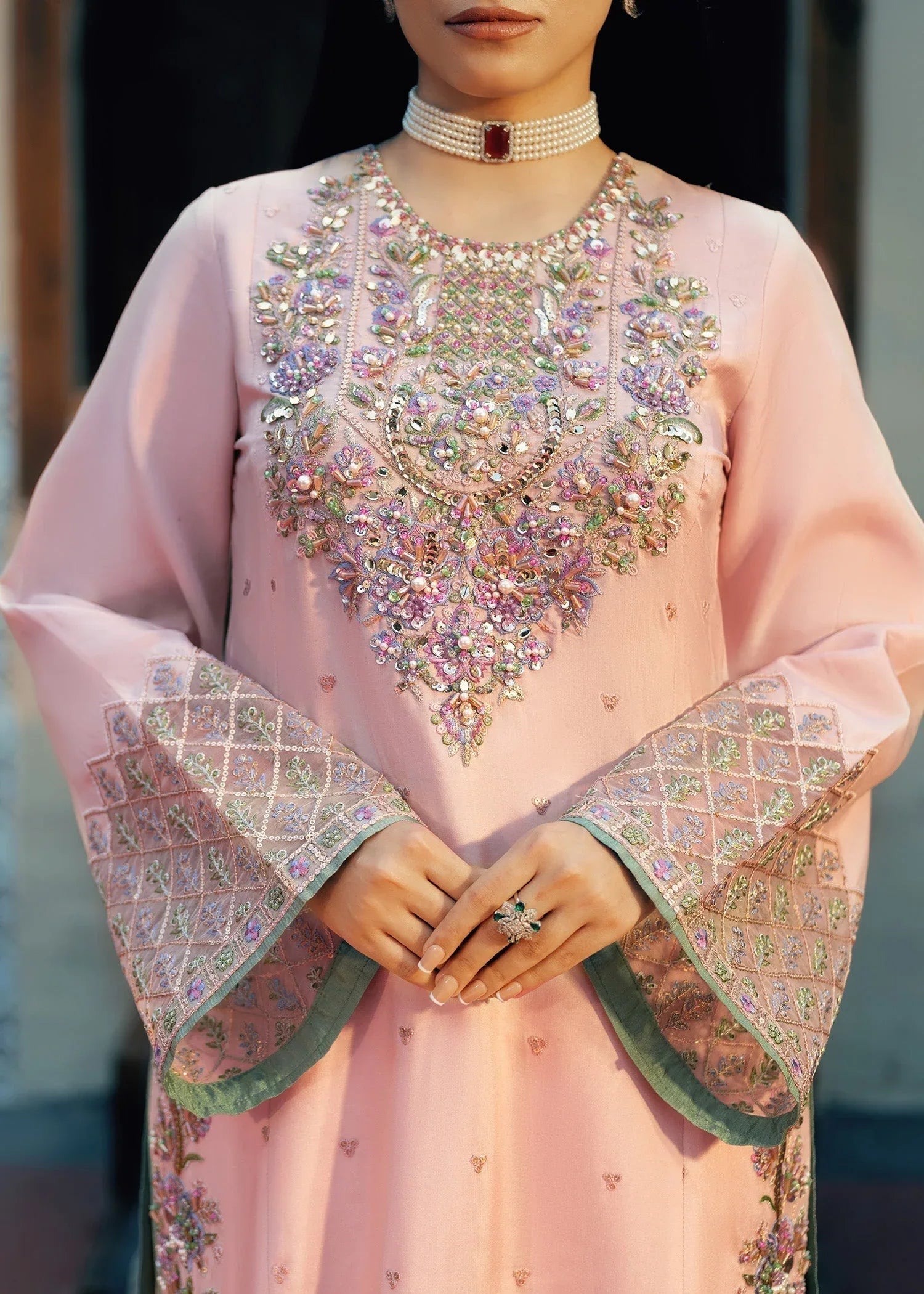 Jamnii | Noor e Nazakat | Noor-e-Khusboo - Aqsa Fabrics