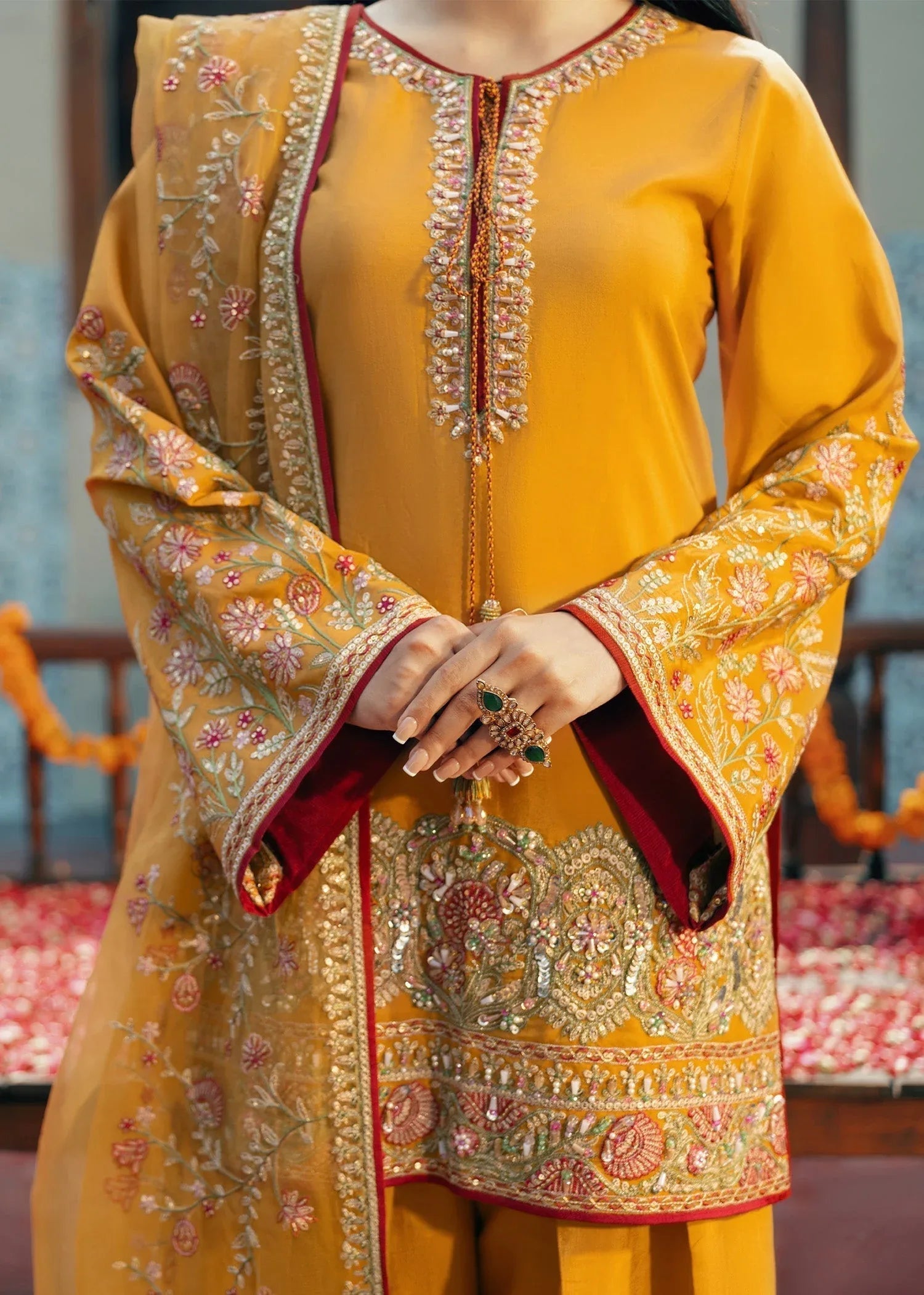 Jamnii | Noor e Nazakat | Rang-e-Mehfil - Aqsa Fabrics