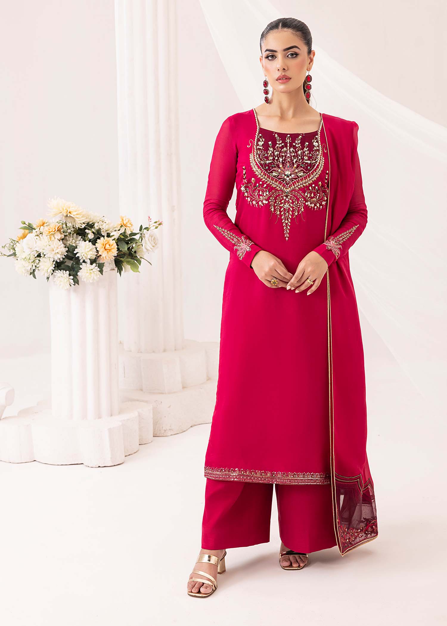 Jamnii | Silk Ivy | Muse - Aqsa Fabrics
