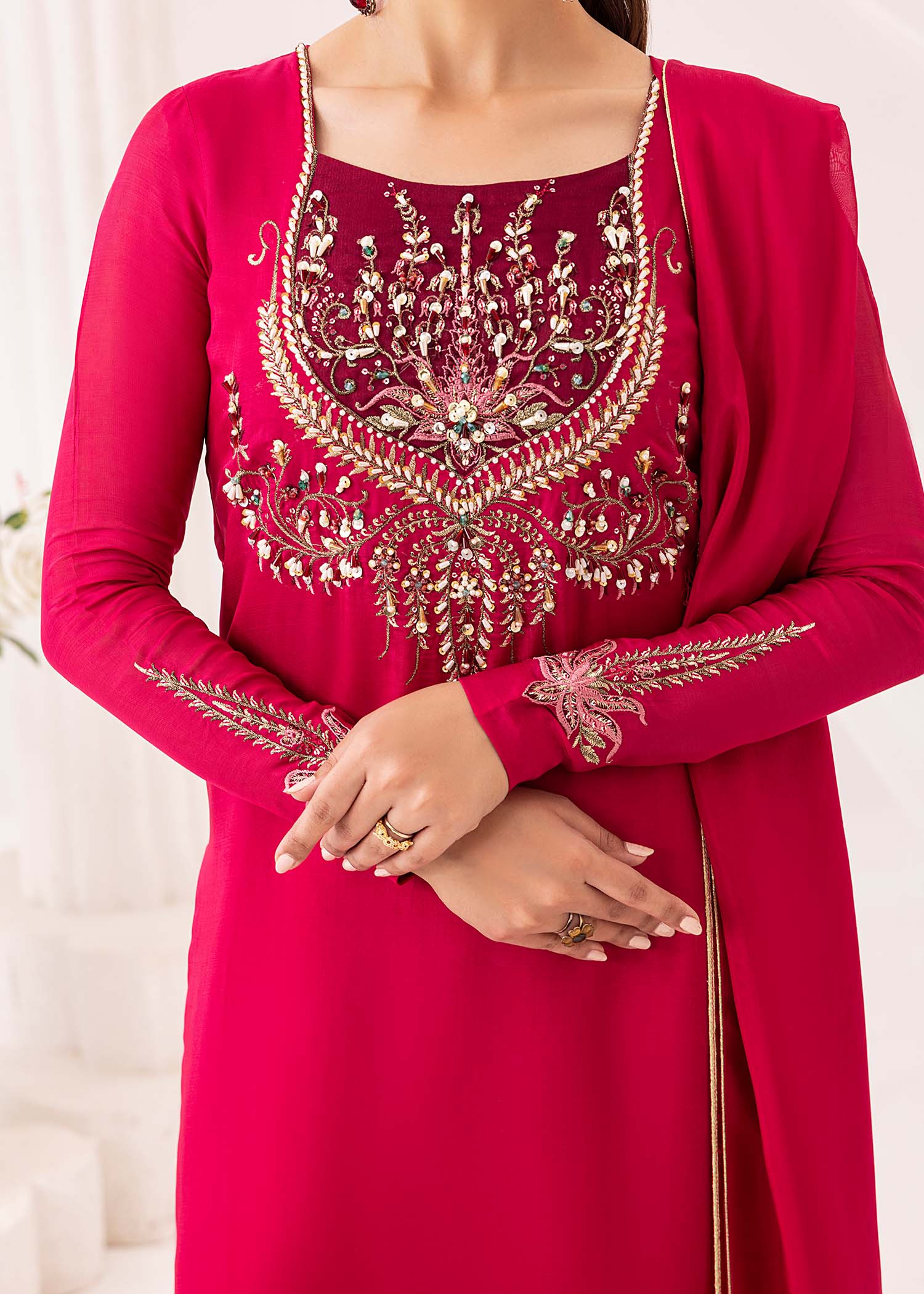 Jamnii | Silk Ivy | Muse - Aqsa Fabrics