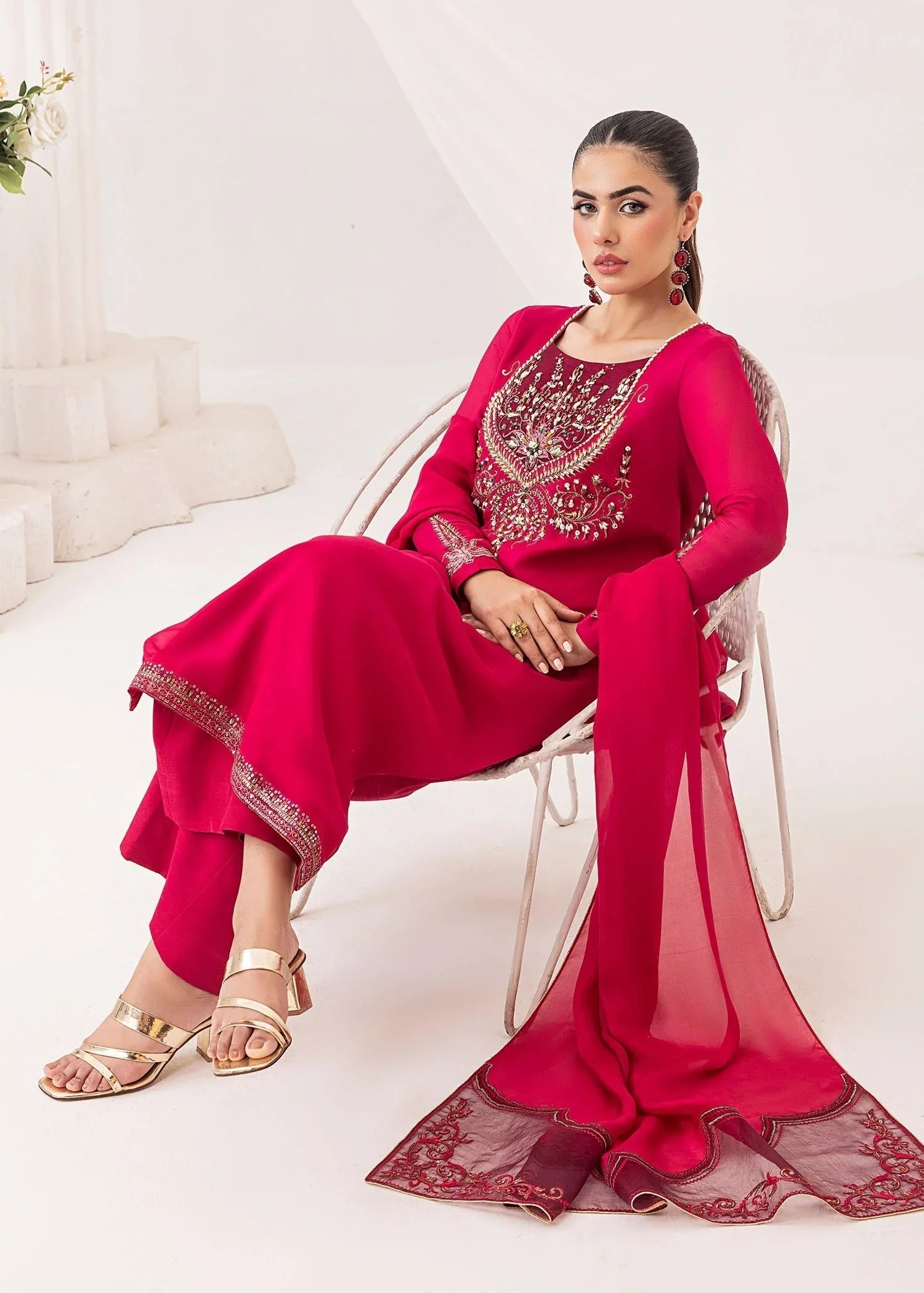 Jamnii | Silk Ivy | Muse - Aqsa Fabrics