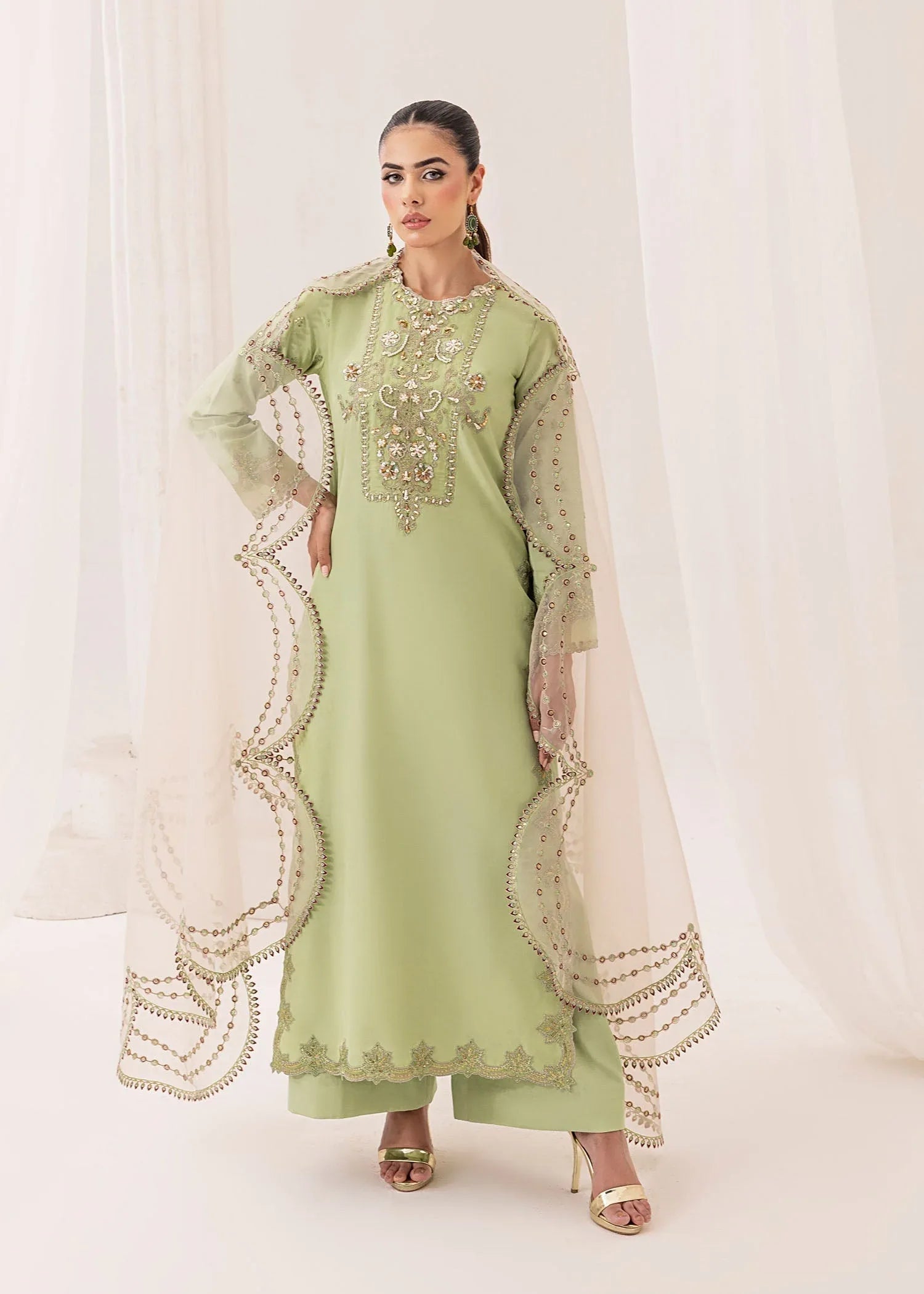 Jamnii | Silk Ivy | Serene - Aqsa Fabrics
