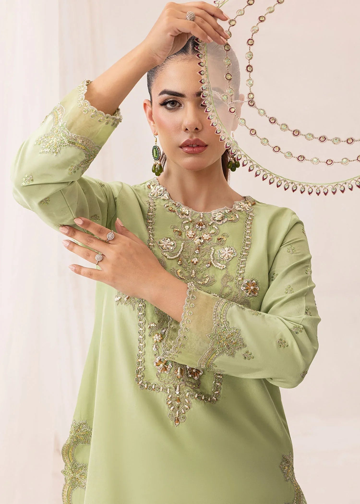 Jamnii | Silk Ivy | Serene - Aqsa Fabrics