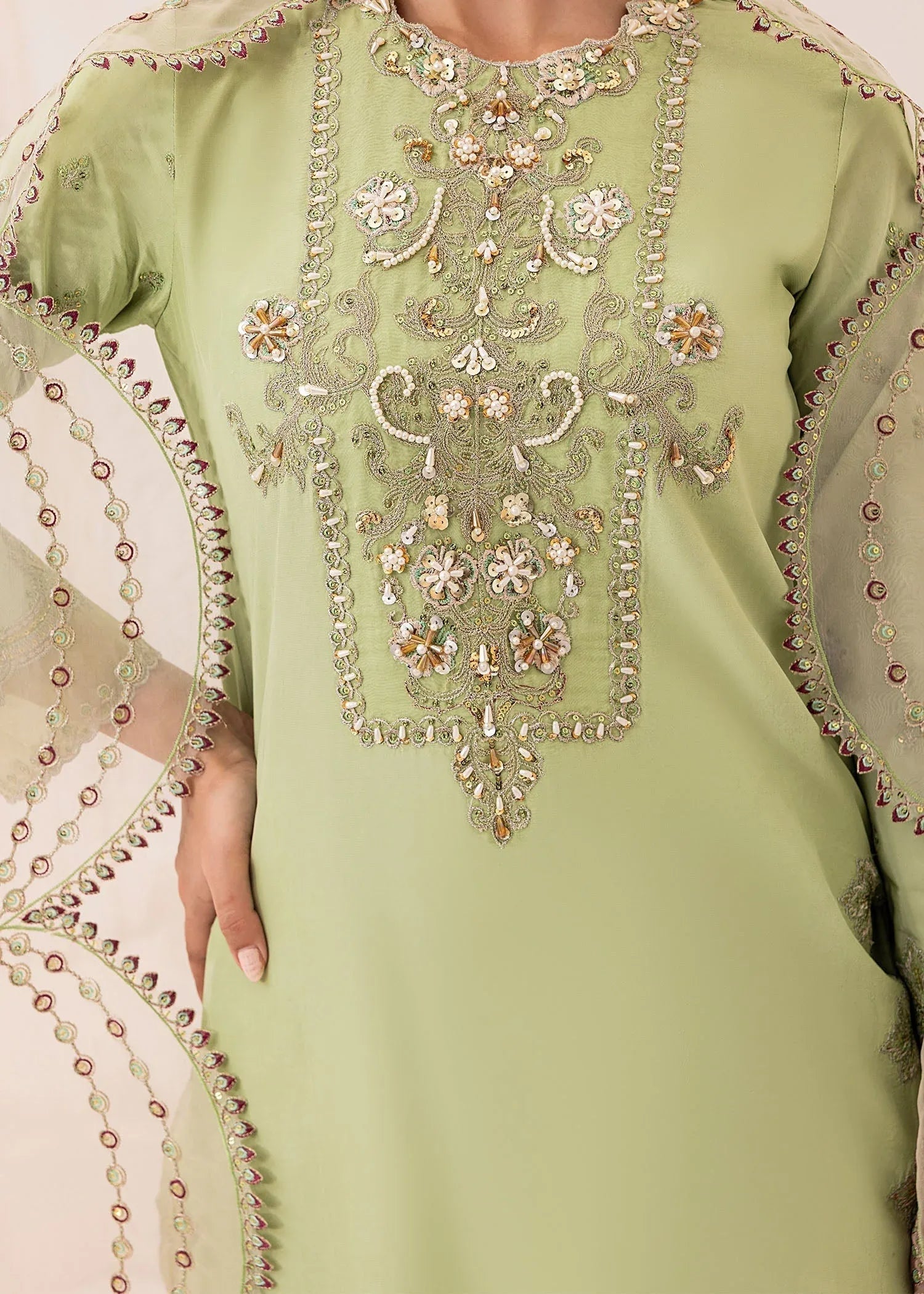 Jamnii | Silk Ivy | Serene - Aqsa Fabrics