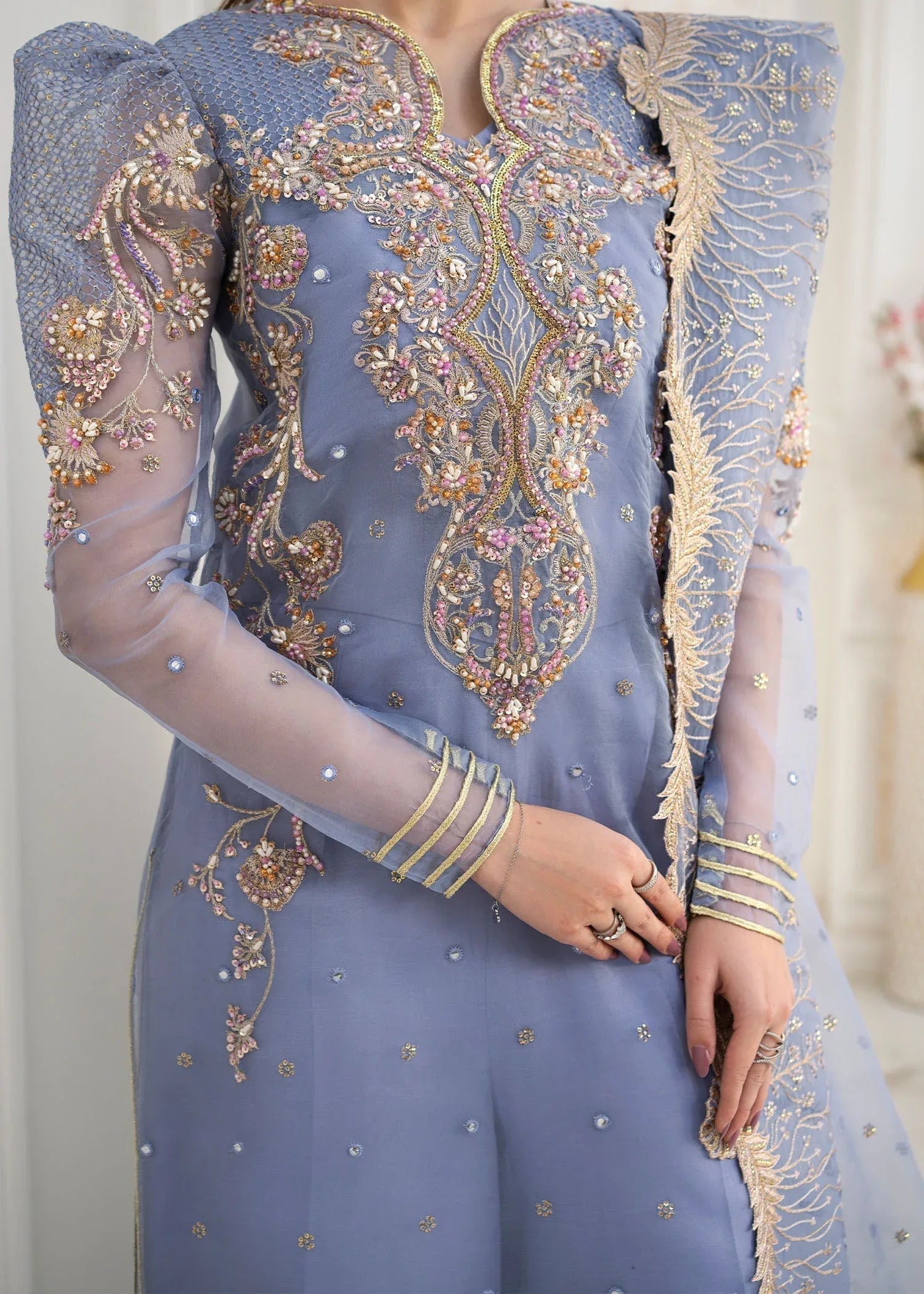 Jamnii | The Aura | Elsa - Aqsa Fabrics