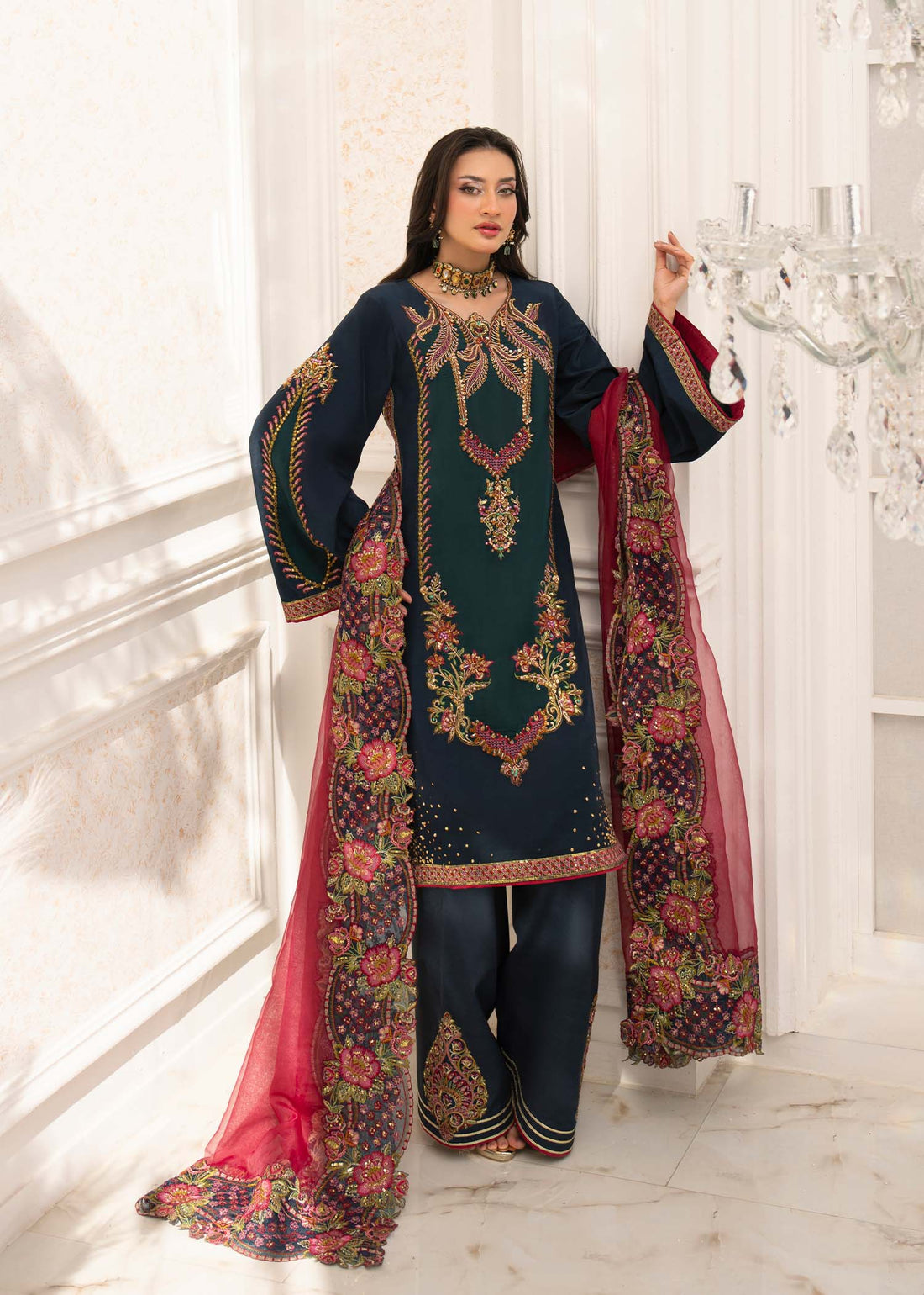 Jamnii | The Aura | Merlin - Aqsa Fabrics