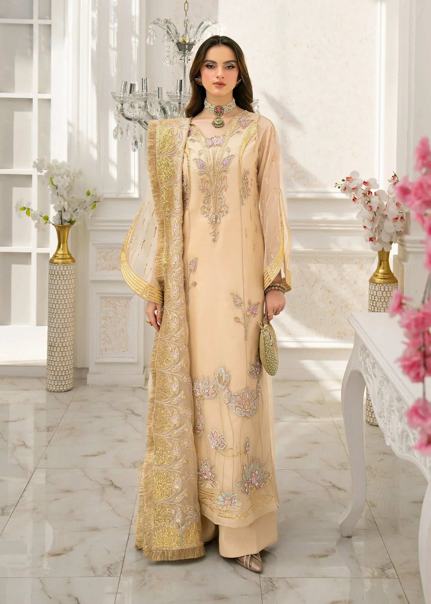 Jamnii | The Aura | Viana - Aqsa Fabrics