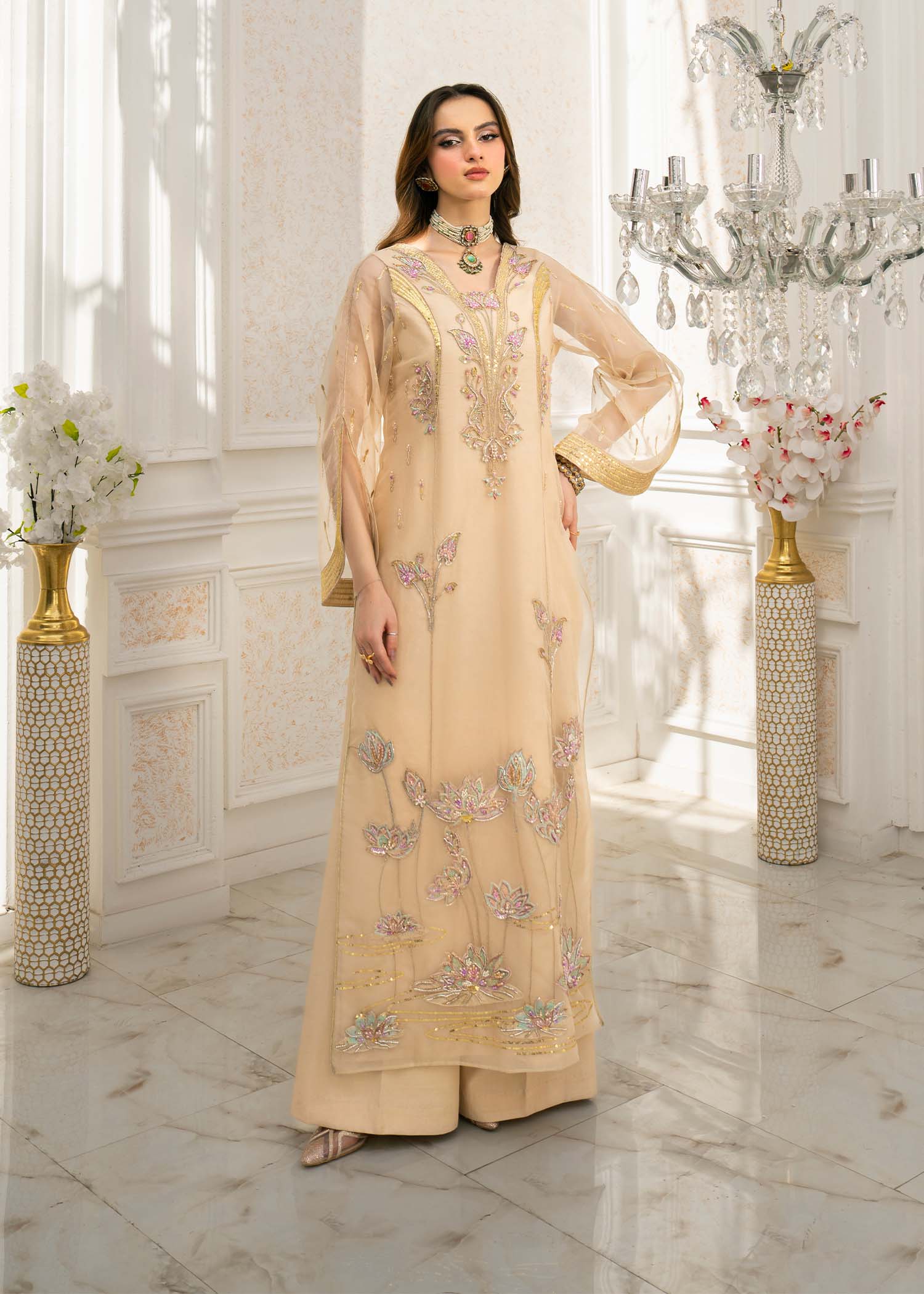 Jamnii | The Aura | Viana - Aqsa Fabrics