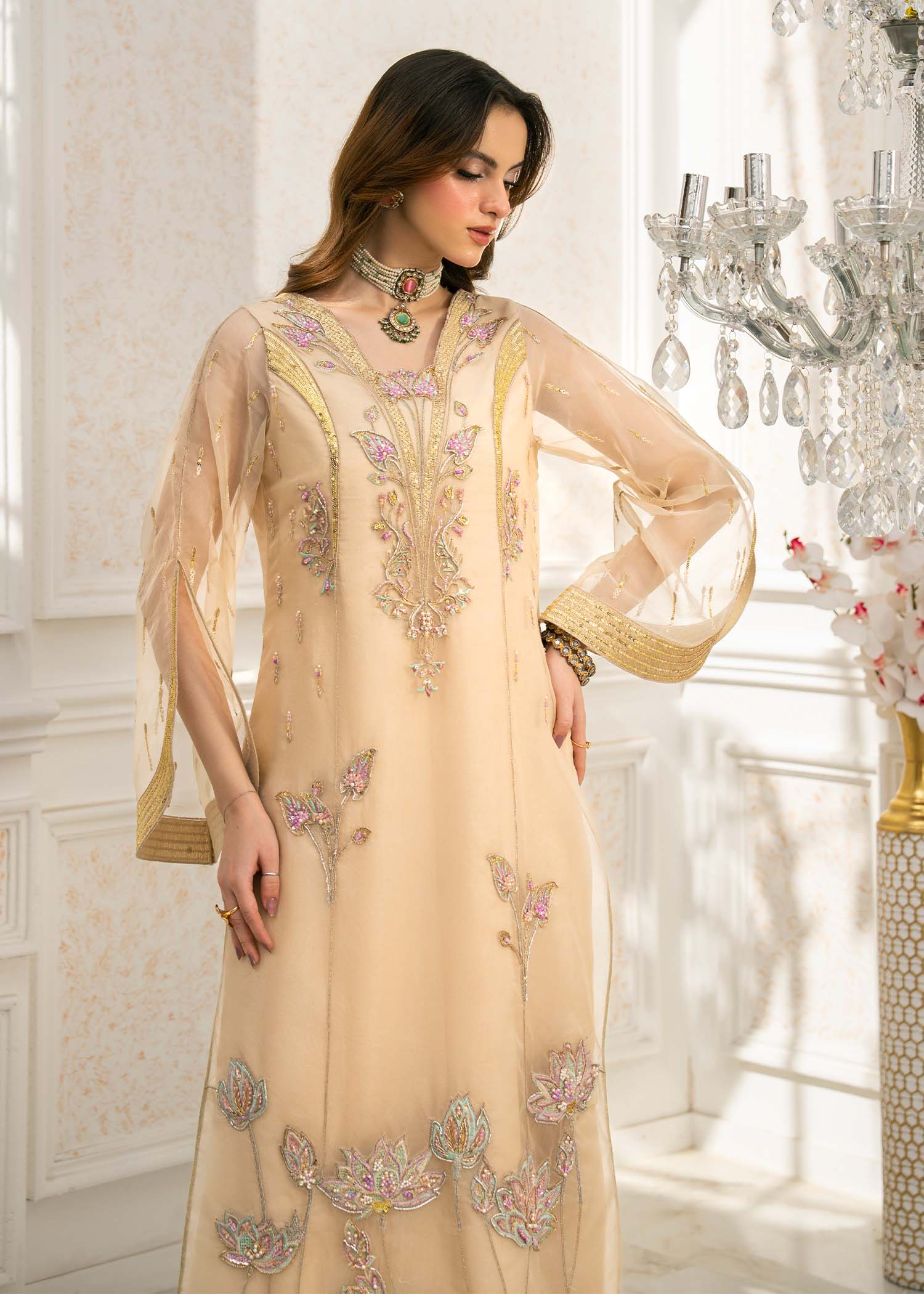 Jamnii | The Aura | Viana - Aqsa Fabrics
