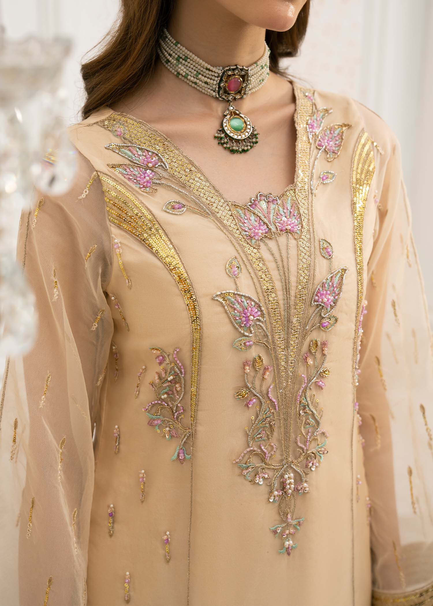 Jamnii | The Aura | Viana - Aqsa Fabrics
