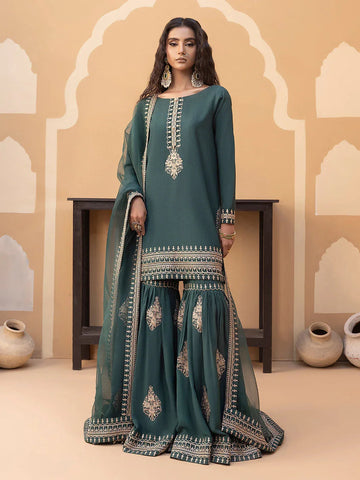 Hem Stitch | Raw Silk Edit 25 | Jasmine - Aqsa Fabrics